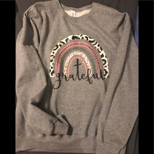 Grateful - Heather Gray Sweatshirt